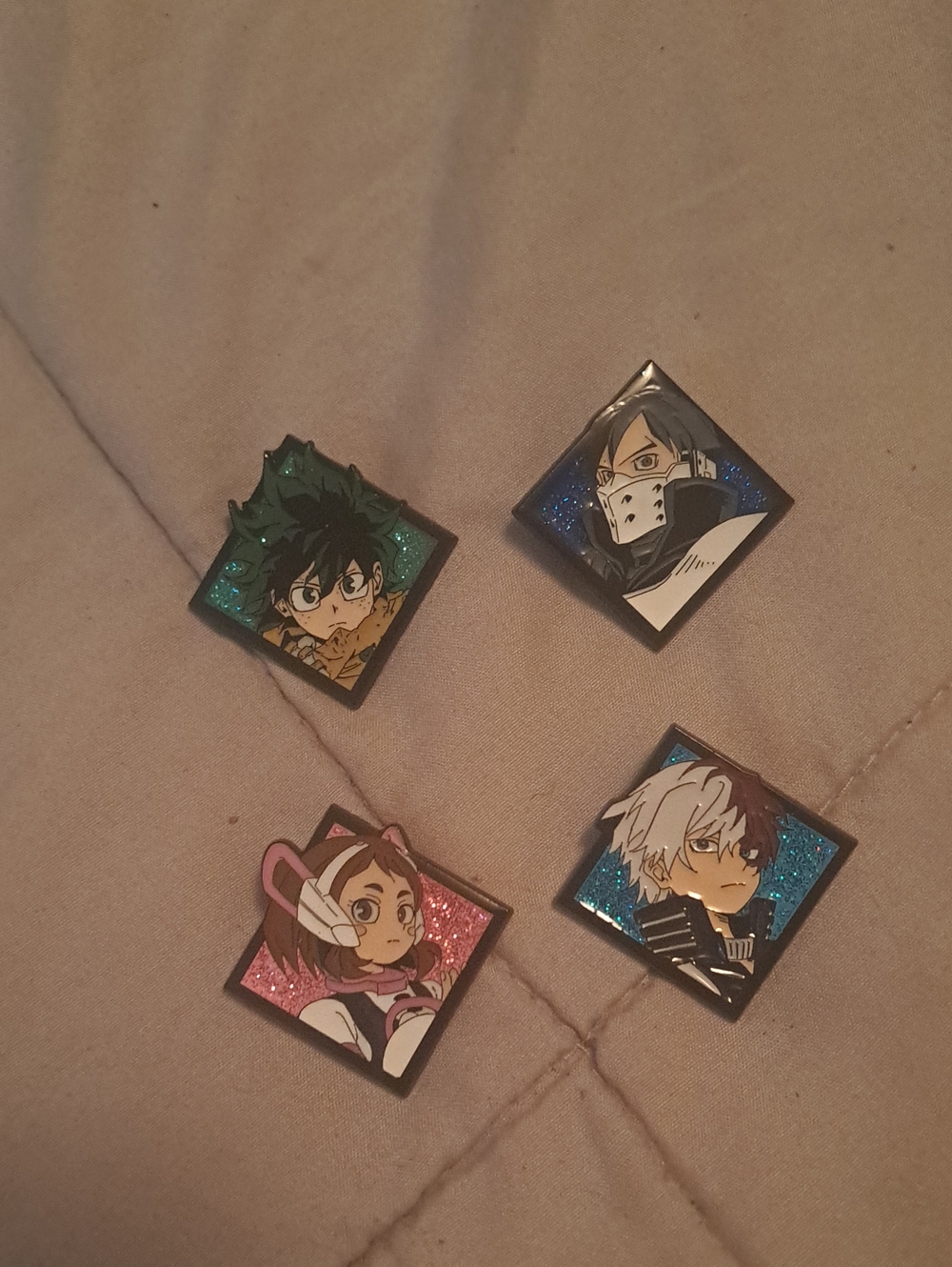 My Hero Academia Enamel Pins - Set of 4